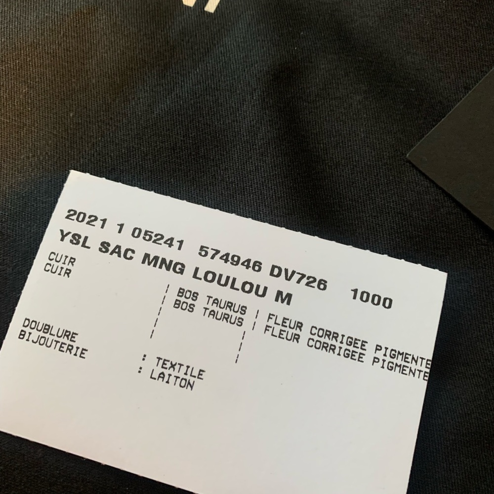 YSL Saint Laurent LouLou Medium in Quilted “Y” Leather - Picture 4 of 15
